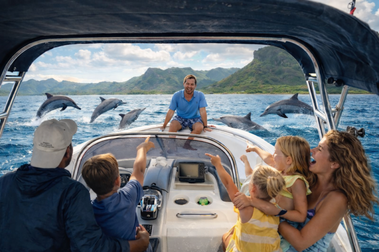 family dolphin watch